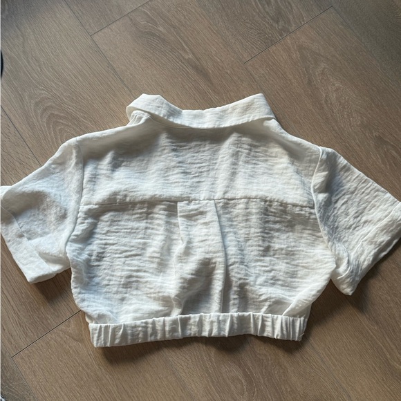 Dynamite White Button Down Shirt - Picture 2 of 5